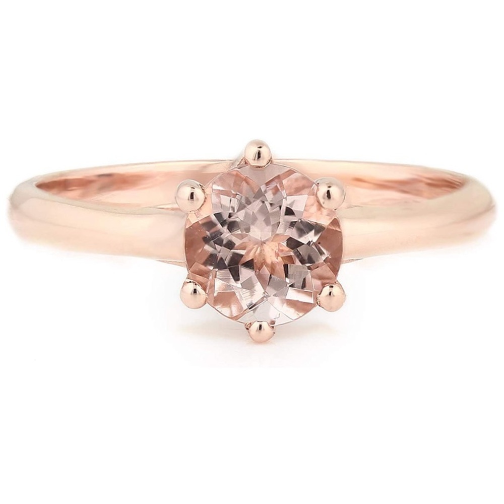 10k Natural Morganite Ring